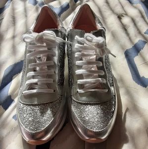 Kate Spade Glitter Sneakers Shoes Size 11